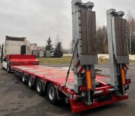 Низкорамный раздвижной полуприцеп Langendorf